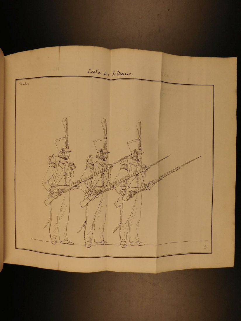1831 French Military Exercises & Battle Tactics Illustr (1 of 10)
