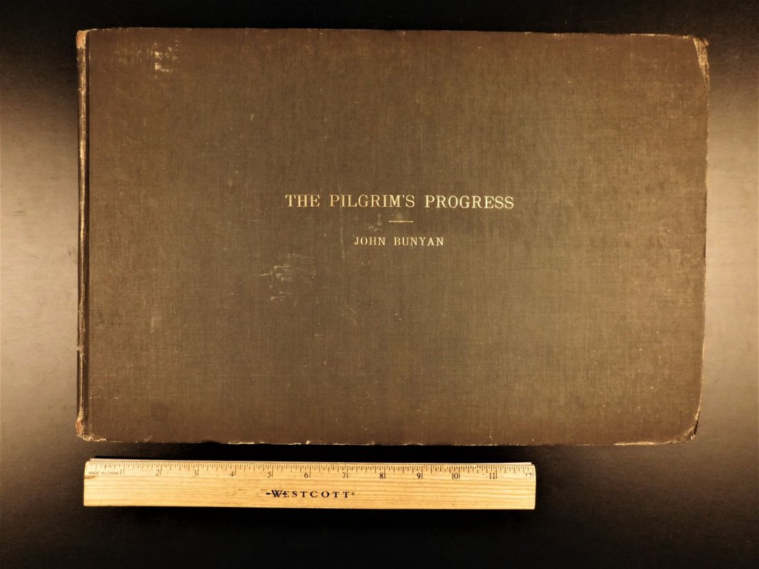 1844 John Bunyan Pilgrims Progress Illustrated Demons A (1 of 10)