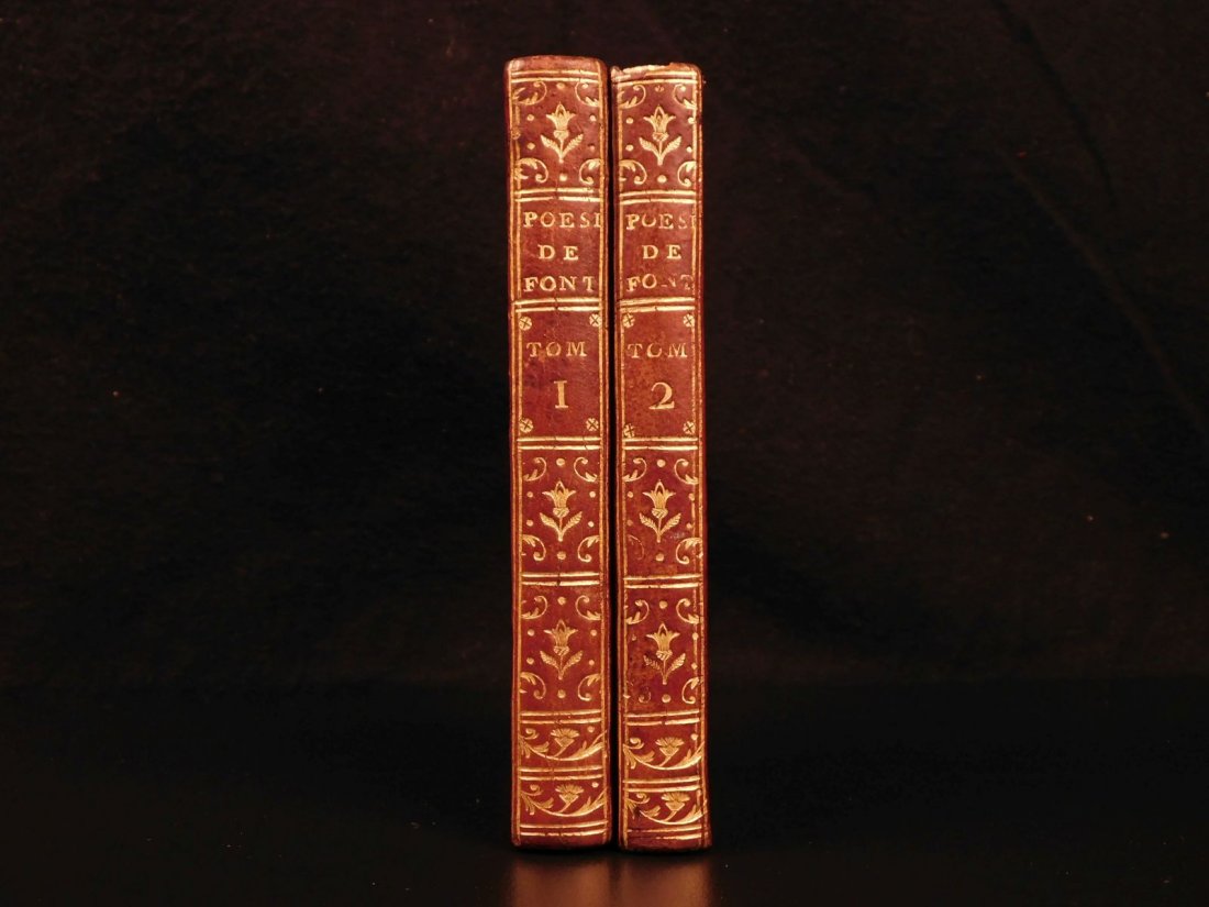 1777 EXQUISITE Poems & Fables of Antoine Houdar La Mott (1 of 10)