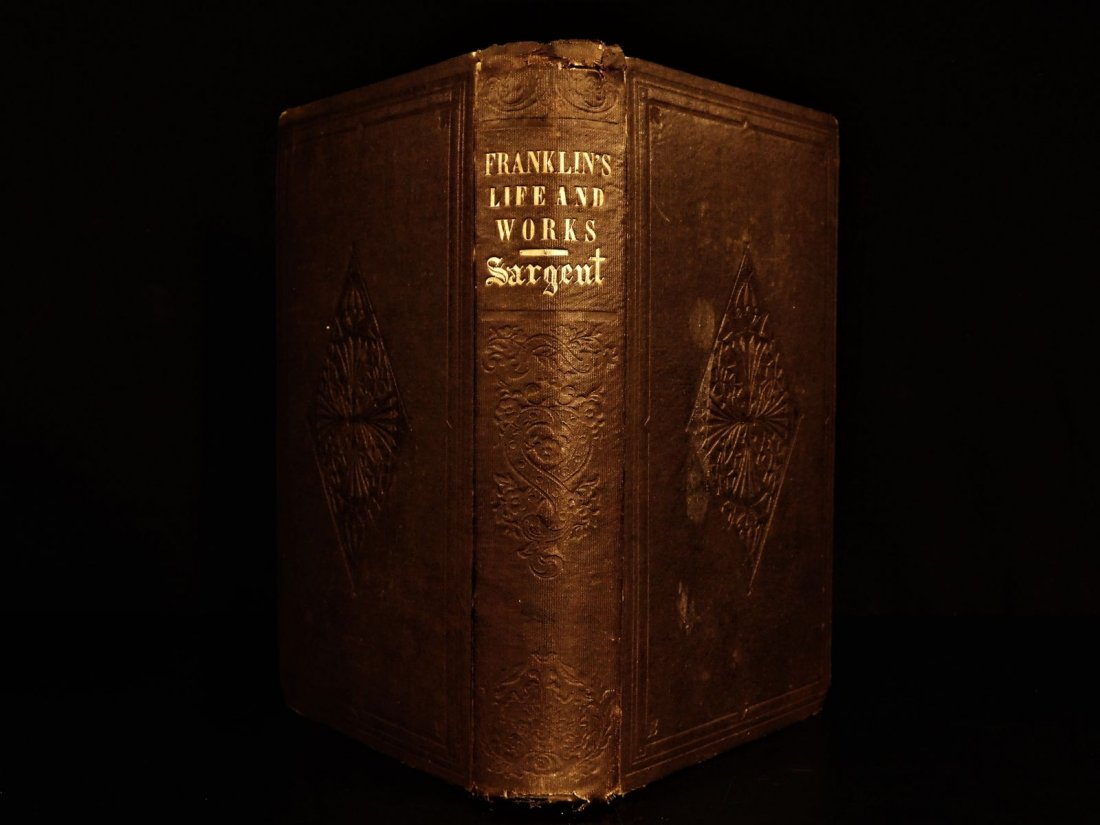 1856 Benjamin Franklin Autobiography Electricity Politi (1 of 10)