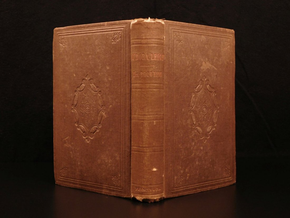 1857 1st edition Aurora Leigh Elizabeth Barrett Brownin (1 of 10)