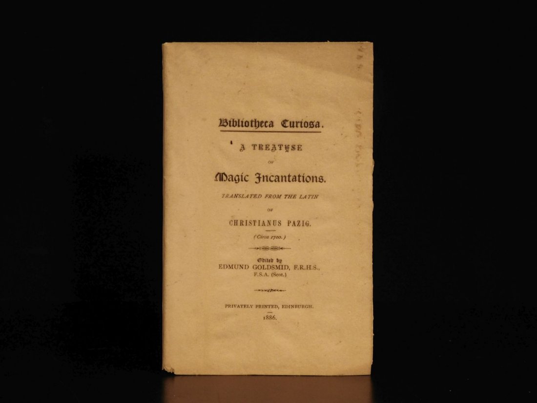 1886 1ed MAGIC Incantations Spells Occult Sorcery Snake (1 of 10)