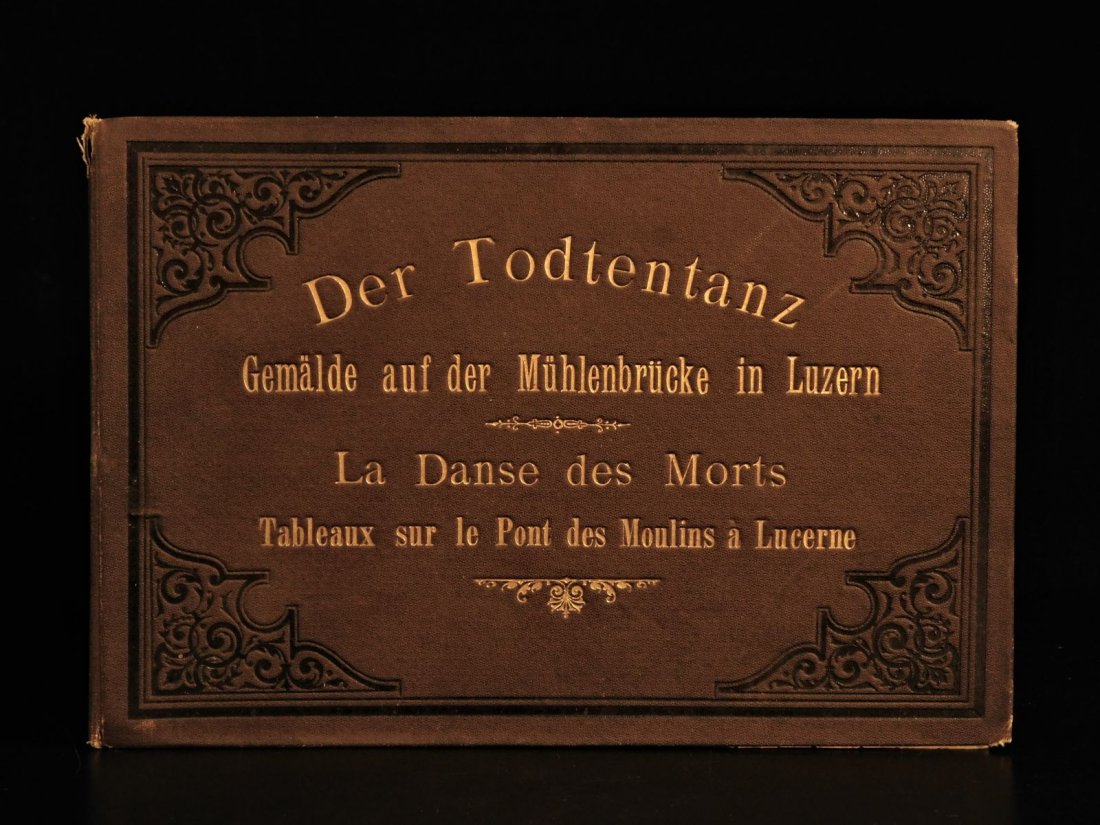 1889 Dance of DEATH Illustrated Skeletons Todten-Tantz (1 of 10)