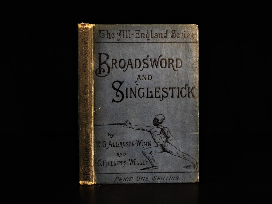1890 1ed Fencing Broad Sword Fighting Manual Self-Defen (1 of 10)