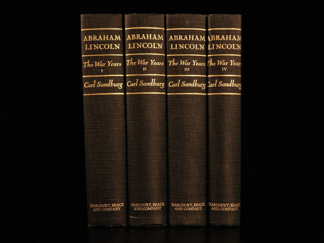 1939 1st ed Abraham Lincoln The War Years CIVIL WAR Ill (1 of 10)