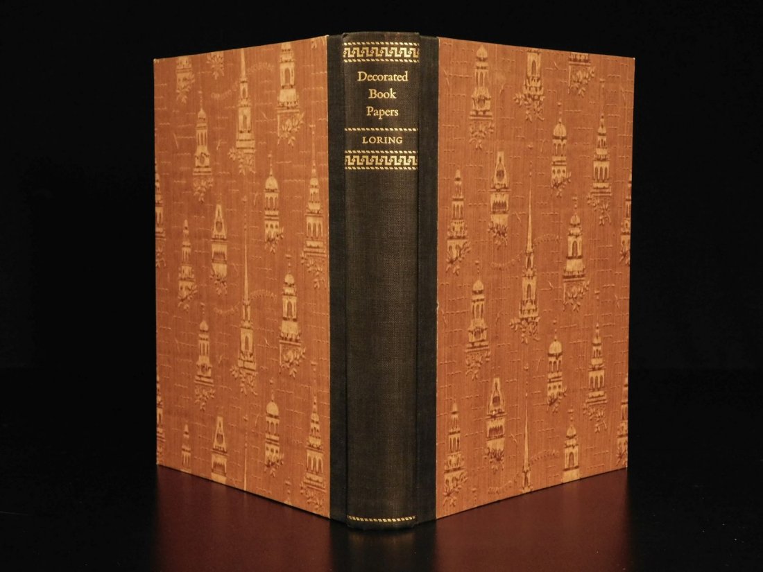 1942 1ed Ltd Decorated Book Papers Loring Binding Harva (1 of 10)
