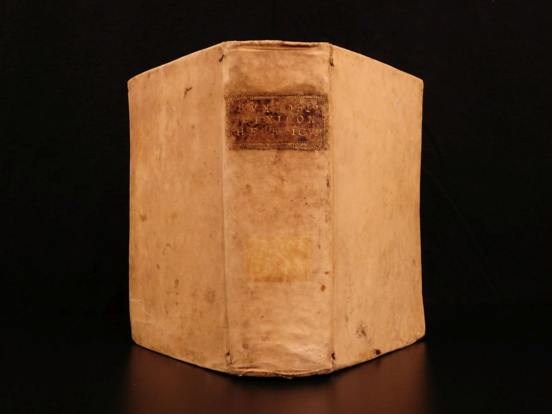 1735 HEBREW & Latin Bible Lexicon Dictionary Judaica (1 of 10)