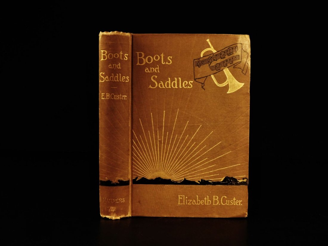 1885 1st ed Boots and Saddles General George Custer (1 of 10)