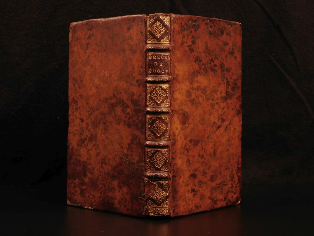 1698 Precepts of Phocylide Greek Philosophy Maxims (1 of 10)