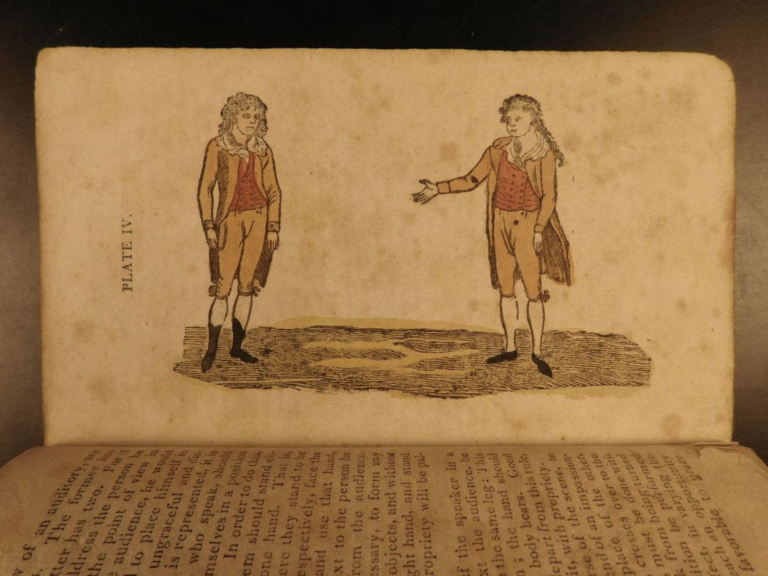 1811 EARLY American Elocution Wm Scott Philosophy: 1811 EARLY American Elocution Wm Scott Philosophy Rhetoric Shakespeare Oratory William Scott was an early American rhetorician known for his book ‘Lessons in Elocution’. This work, which is a coll
