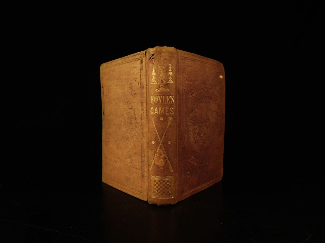 1847 Hoyle’s GAMES Cards Poker Gambling CHESS Tennis (1 of 10)