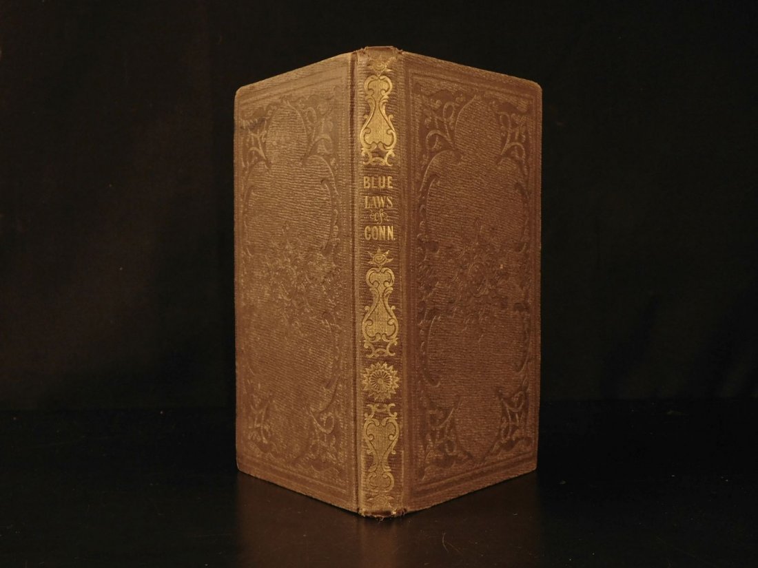 1850 SALEM WITCHCRAFT Blue Laws 1650 Connecticut Colony: 1850 SALEM WITCHCRAFT Blue Laws 1650 Connecticut Colonial Witch Trials New Haven This incredible 19th-century record of the Blue Laws of New Haven was a direct correlation to cases during the Salem Wi