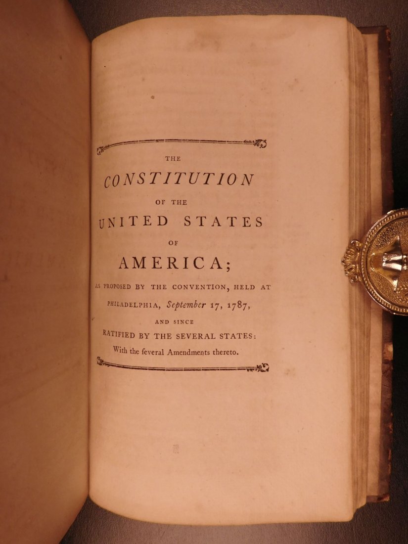 1797 US CONSTITUTION 5th Congress LAWS John Adams Bill (1 of 10)