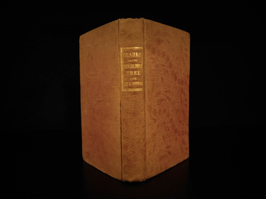 1839 SILK Mulberry Tree & Silkworm New England INDIANS: 1839 SILK Mulberry Tree & Silkworm New England INDIANS China Trade Textiles John Clarke’s ‘Treatise on the Mulberry Tree’ is a 19th-century survey and report on the cultivation of silk in the Un