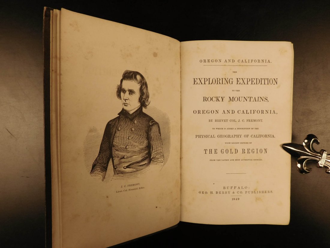 1849 California & Oregon John C Fremont Exploration GOL (1 of 10)