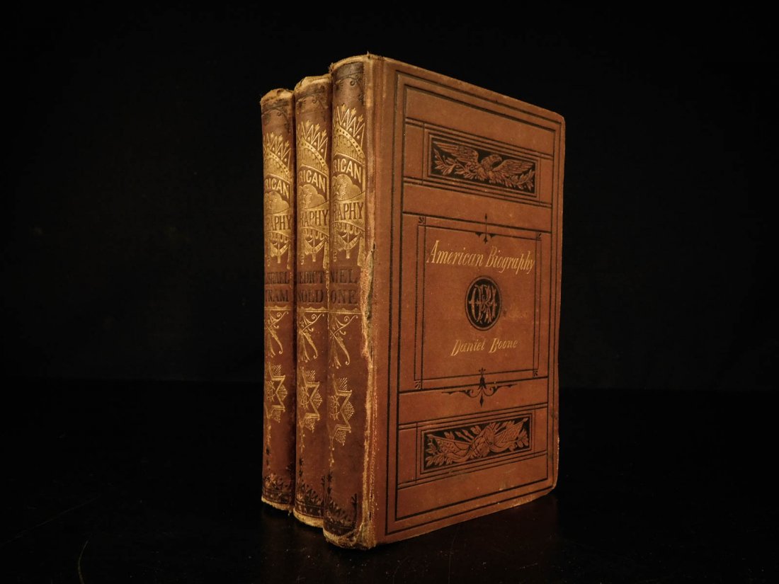 1875 AMERICANA American Biography Daniel Boone Israel (1 of 10)