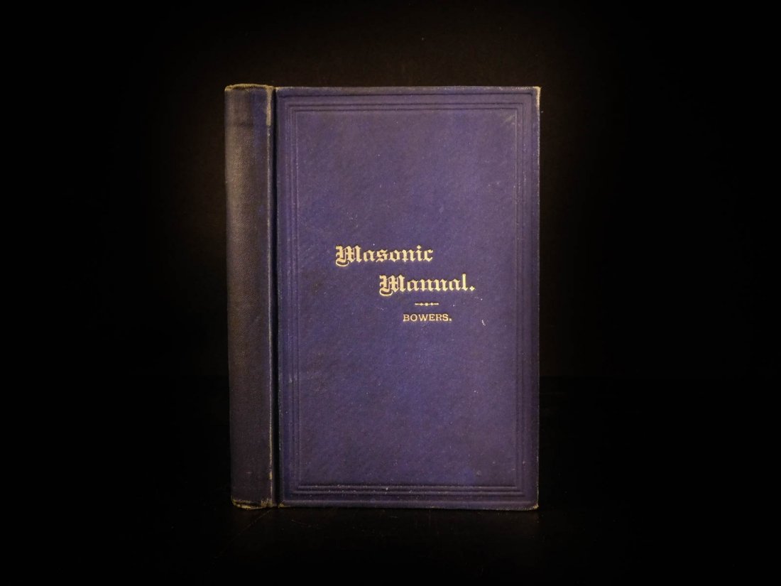 1888 1ed Masonic Manual Bowers Illustrated Ritual (1 of 10)