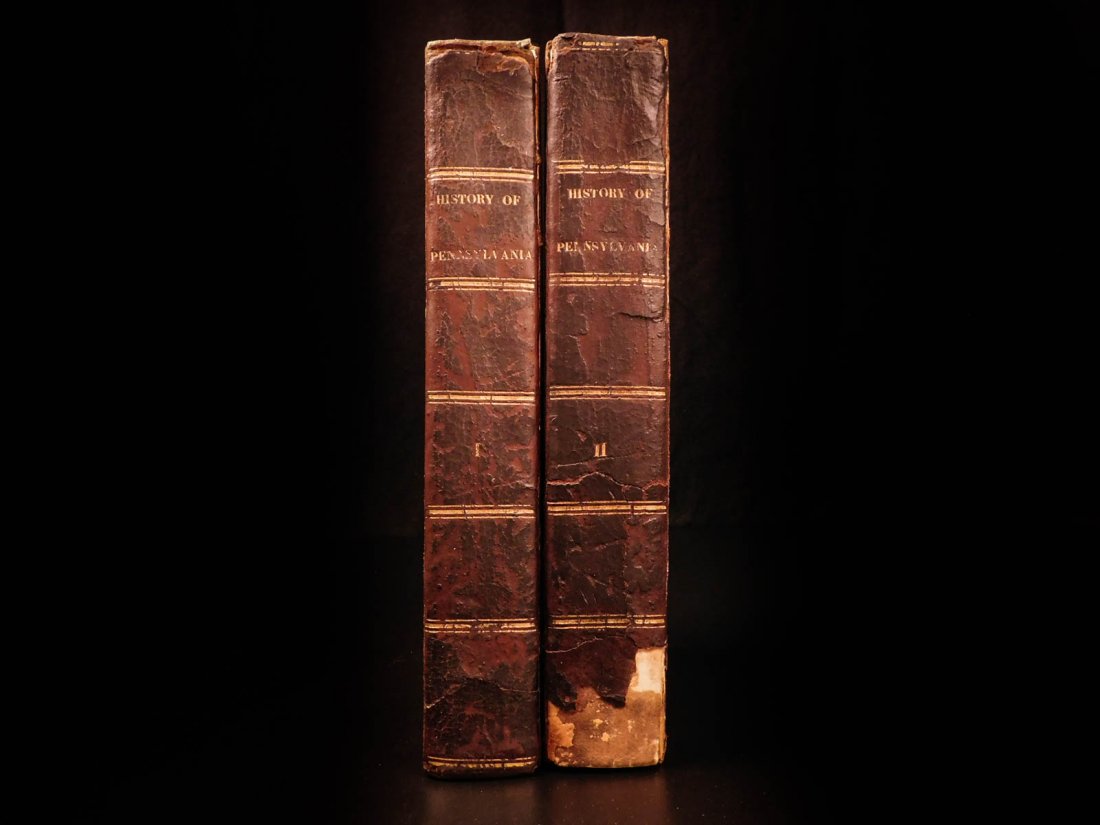 1797 1ed History of Pennsylvania by Proud Colonial: 1797 1ed History of Pennsylvania by Proud Colonial Americana Penn QUAKERS A first edition of the first published history of Pennsylvania! Written by Robert Proud, this work focuses primarily on the ea
