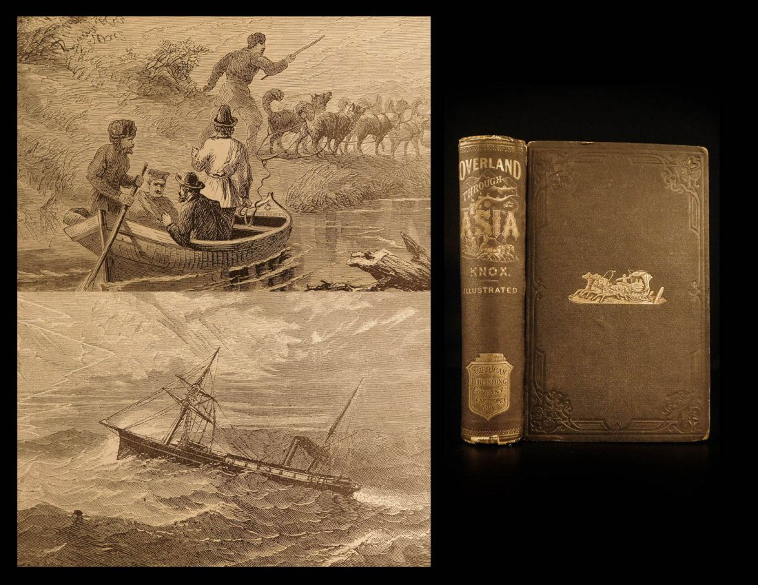 1870 Knox Voyages to ASIA Siberia China Tartary (1 of 10)