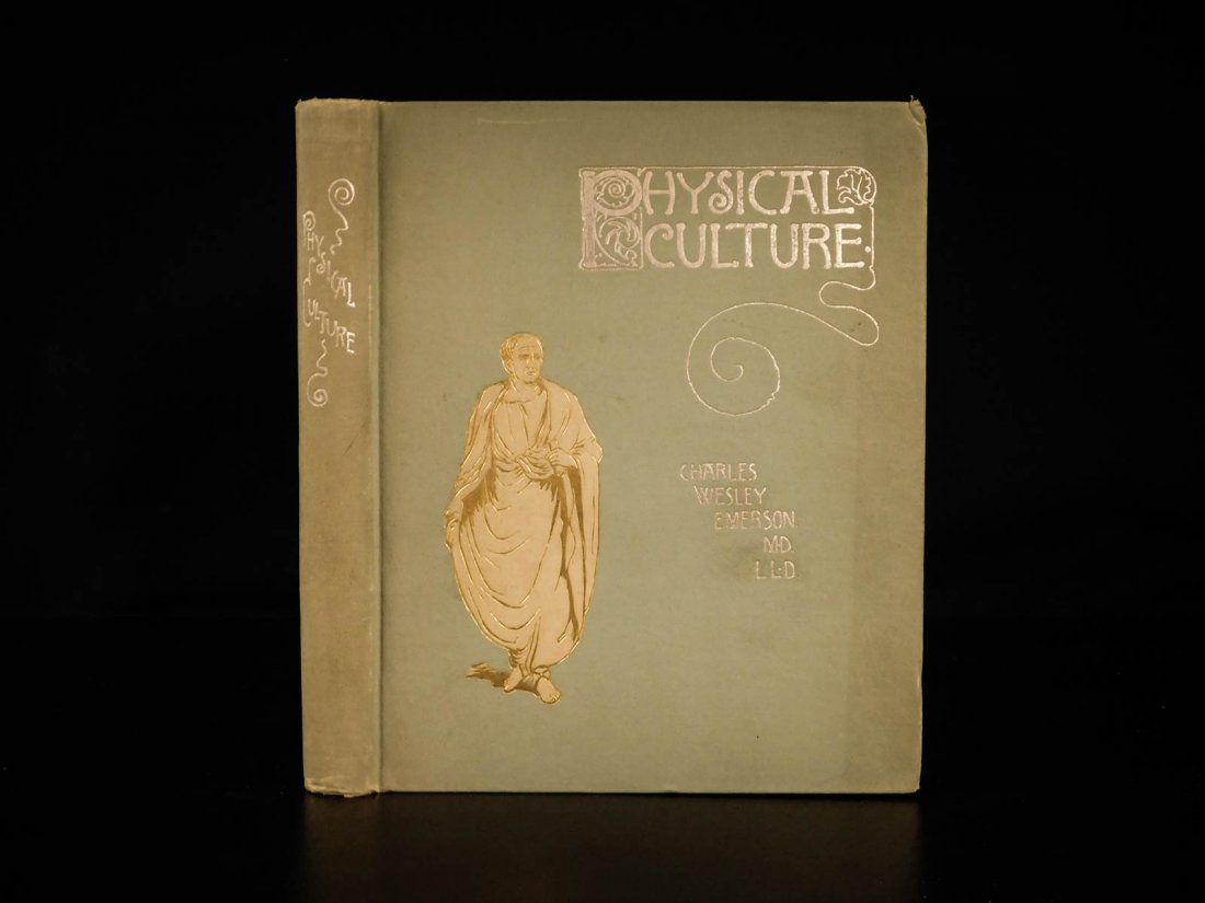 1891 Physical Culture Medical Exercise Vegetarian: 1891 Physical Culture Medical Exercise Vegetarian Health Stretching Emerson ‘Physical Culture’ is a book written by Emerson based upon lectures he gave from his personal experience of his personal