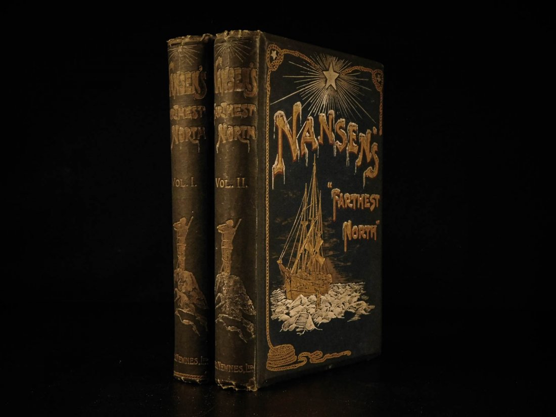 1898 1ed Farthest North ARCTIC Nansen Polar Eskimo (1 of 10)