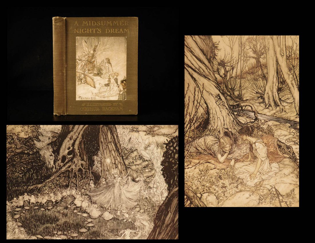 1910 A Midsummer Night’s Dream Shakespeare Rackham (1 of 10)