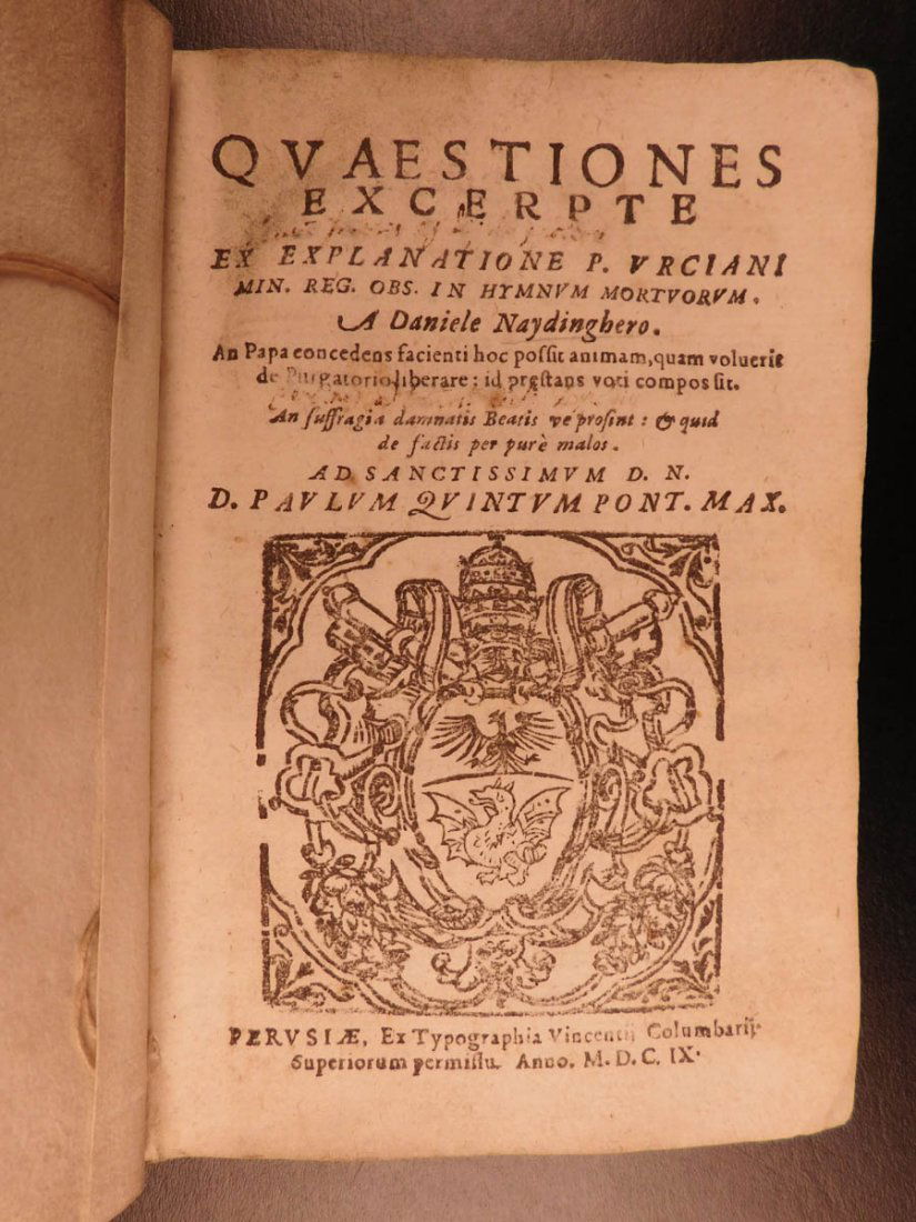 1609 RARE Naydinger Death Heaven Hell Purgatory Perugia (1 of 10)