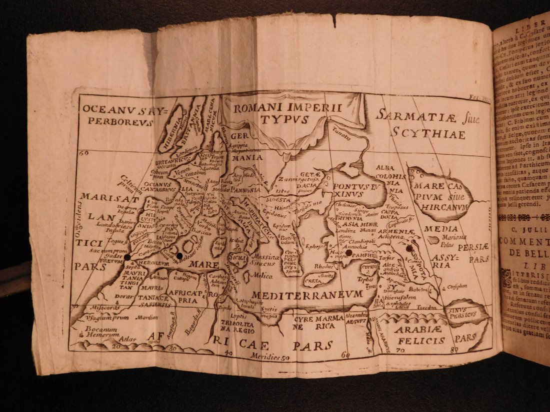 1691 Julius Caesar WAR Commentary Military Tactics (1 of 9)