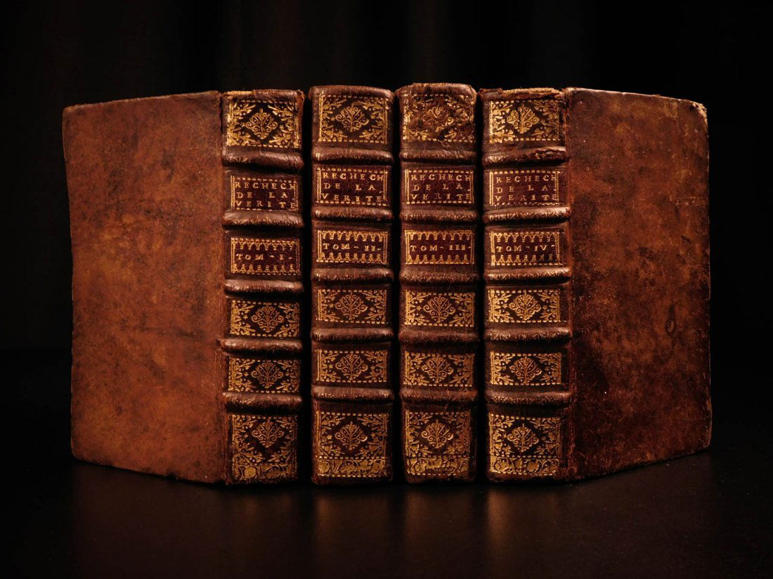 1721 Malebranche Philosophy Search After Truth Nature (1 of 10)