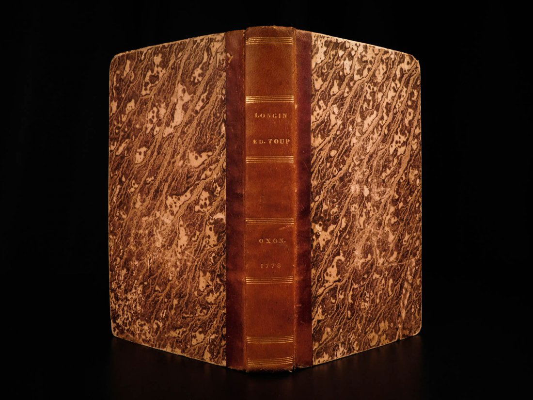 1778 Longinus On the Sublime Greek Latin Language (1 of 10)