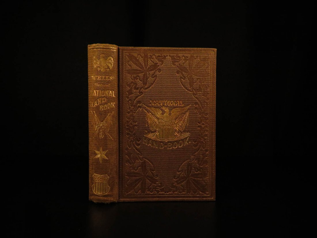 1864 1ed Illustrated POLITICAL Handbook Constitution (1 of 10)