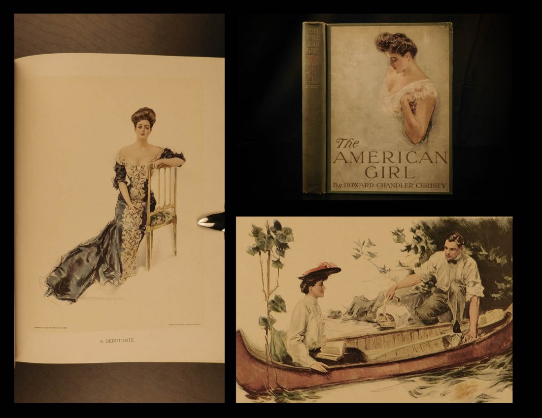 1906 1st ed The American Girl Howard Chandler Christy (1 of 10)