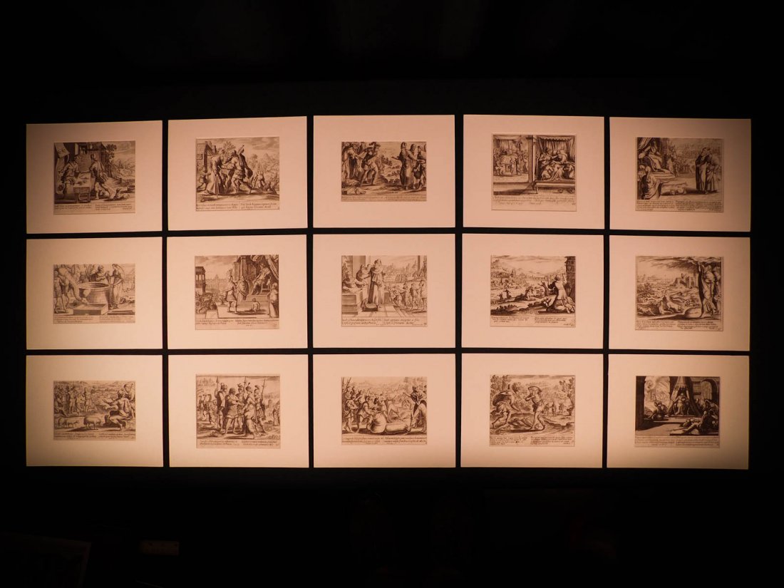 1670 Famous Bible Scenes Gerard Jollain French & Latin (1 of 10)