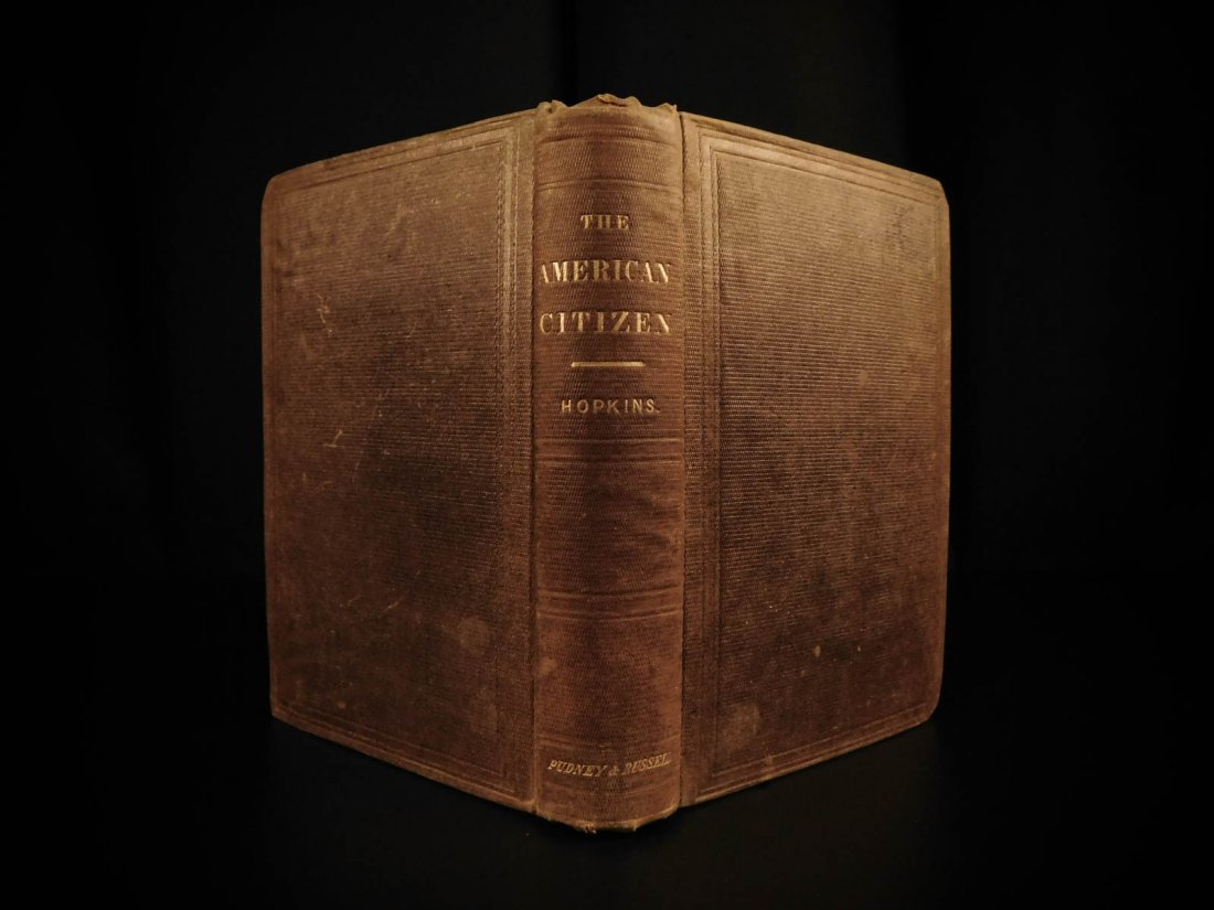 1857 1ed The American Citizen John Hopkins US (1 of 10)