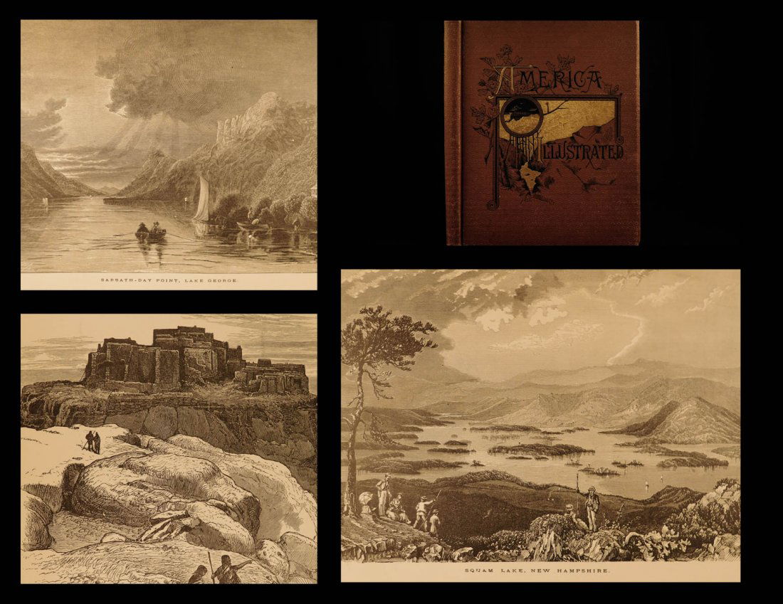 1883 1st ed America Illustrated BEAUTIFUL Yellowstone (1 of 10)