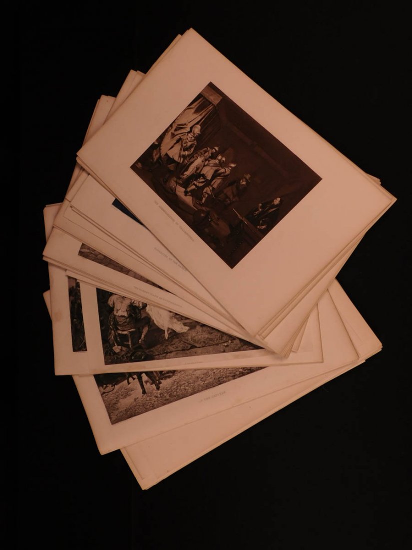 19th-century SET of 75 Illustrated Engravings History (1 of 10)