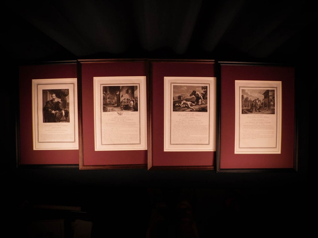 1786 Set of 4 Engravings from Galerie des Palais Royal (1 of 10)