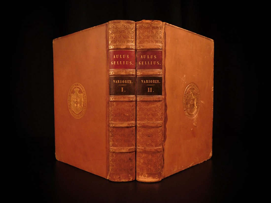 1824 Aulus Gellius Attic Nights Noctes Atticae Ancient (1 of 10)