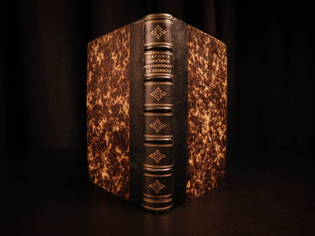 1825 Works of Francis Bacon Philosophy Science Essays (1 of 10)