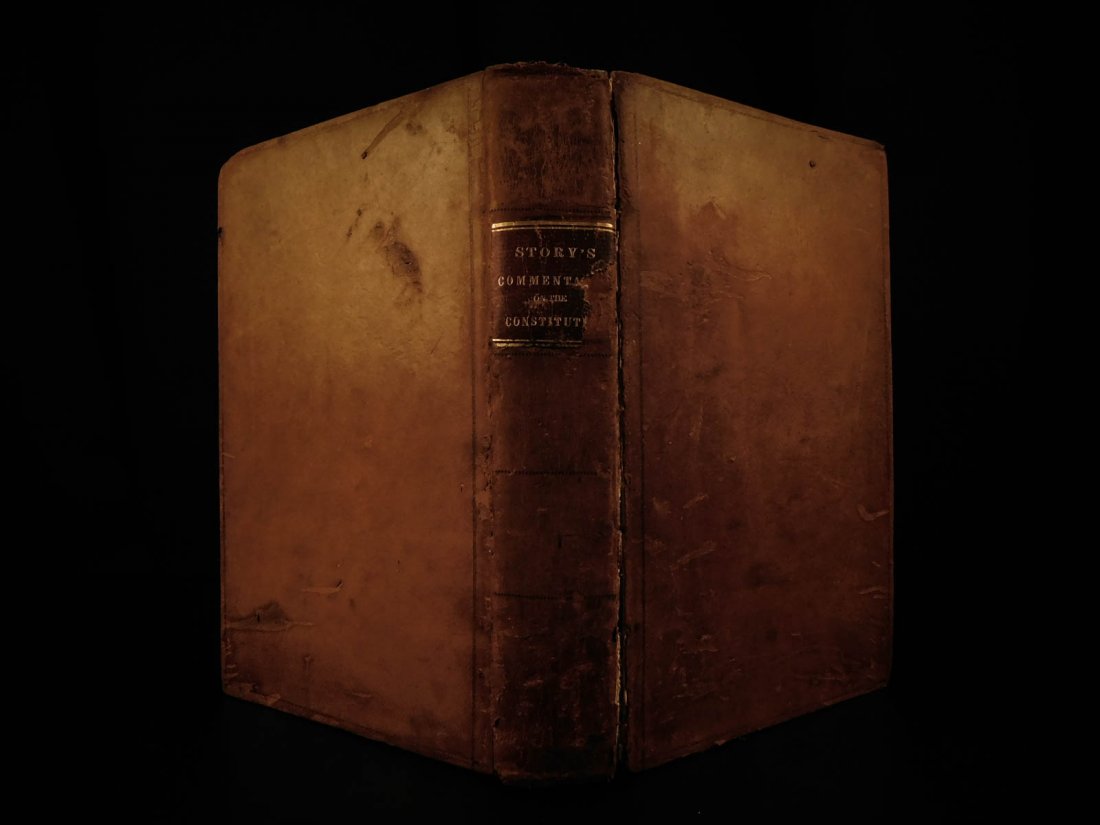 1833 1st ed FAMOUS US Constitution LAW Commentary (1 of 10)