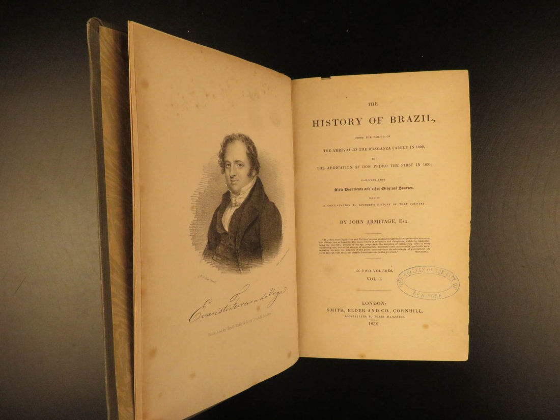 1836 1st History of Brazil Armitage Braganza Don Pedro (1 of 10)