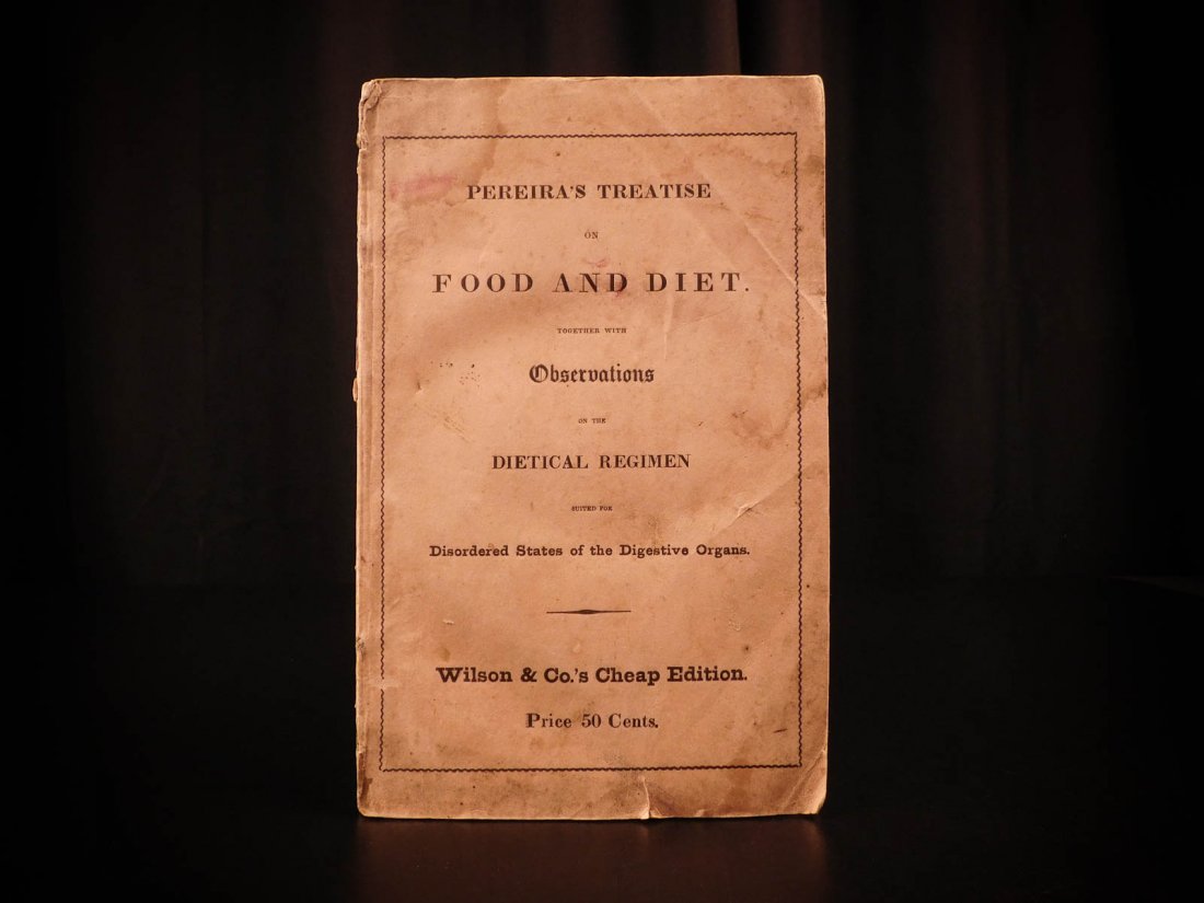 1847 RARE Food & Diet Hygiene Physiology Medicine (1 of 10)