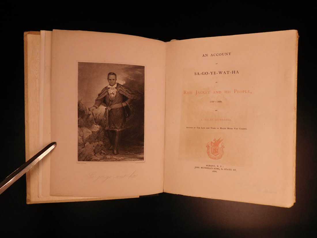 1886 1ed Sa-Go-Ye-Wat-Ha Red Jacket Seneca INDIANS (1 of 10)