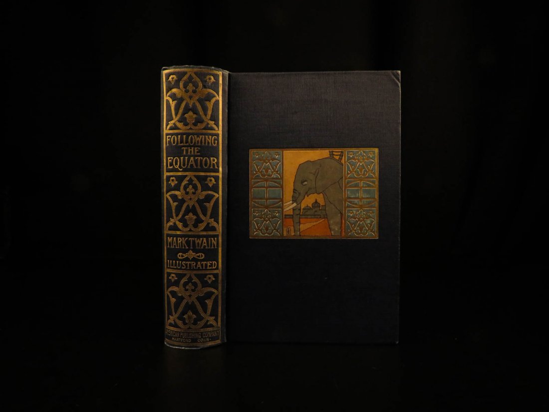 1897 1st ed Mark Twain Following the Equator Travelogue (1 of 10)