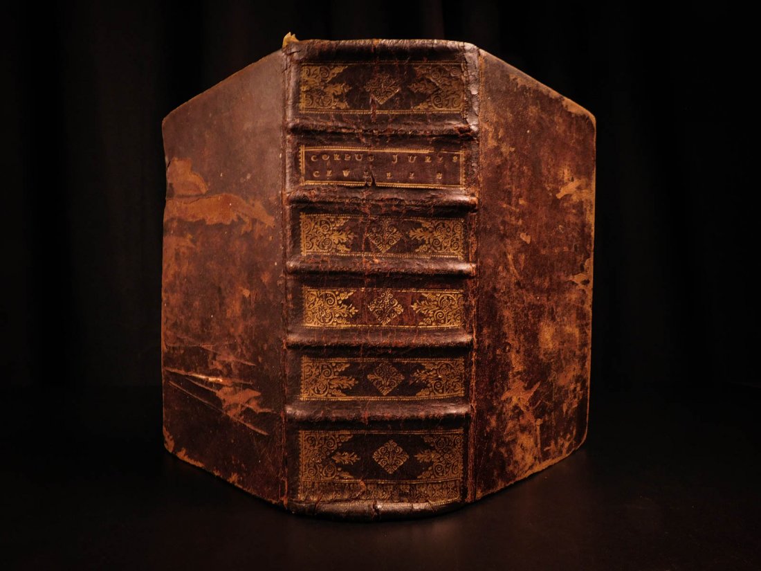 1585 LAW Corpus Juris Civilis Justinian Jurisprudence (1 of 10)