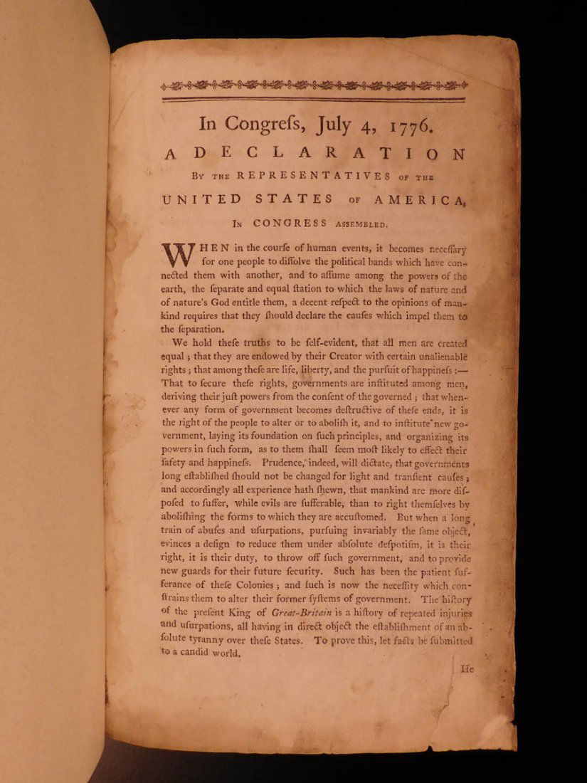 1789 Constitution US + Declaration of Independence (1 of 10)