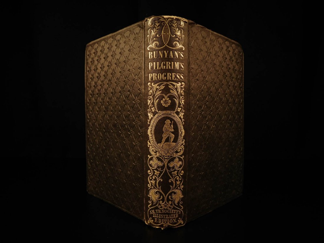 1850 John Bunyan Pilgrims Progress Illustrated Demons (1 of 10)