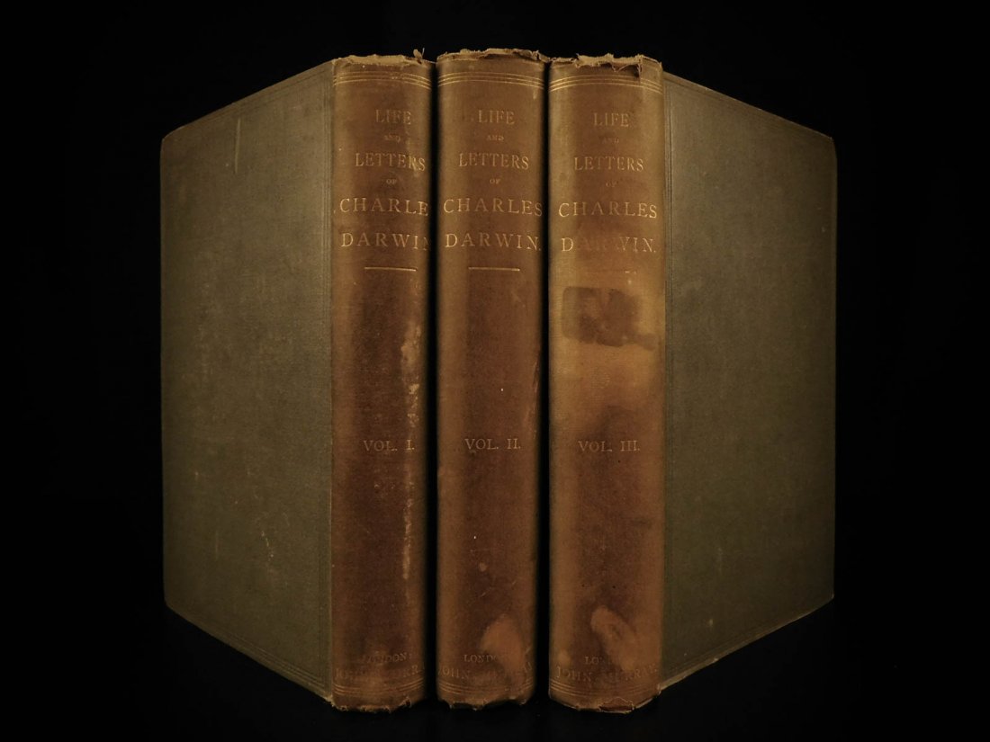 1887 Charles Darwin Life & Letters Evolution Biology (1 of 10)