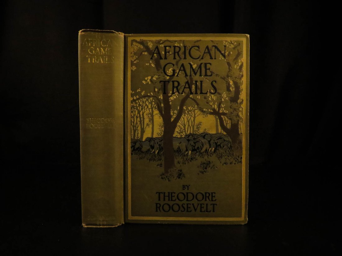 1910 1ed Theodore Roosevelt Illustrated Africa Big Game (1 of 10)