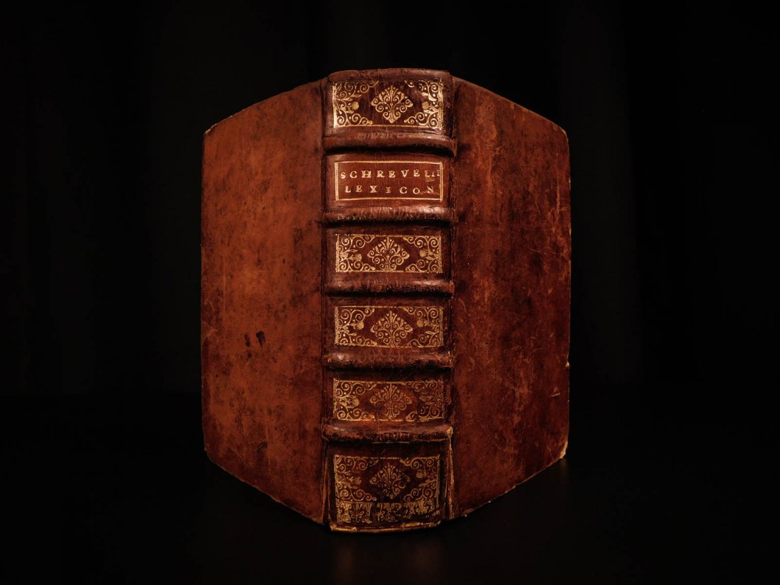 1705 Greek & Latin Lexicon Dutch Cornelis Schrevel (1 of 10)